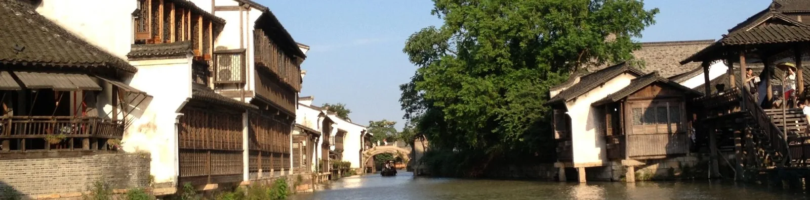 Historic Scenic Water town at Wuzhen, Hangzhou